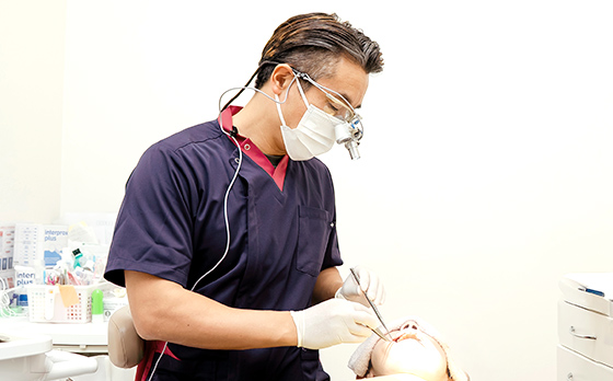 院長の診療風景